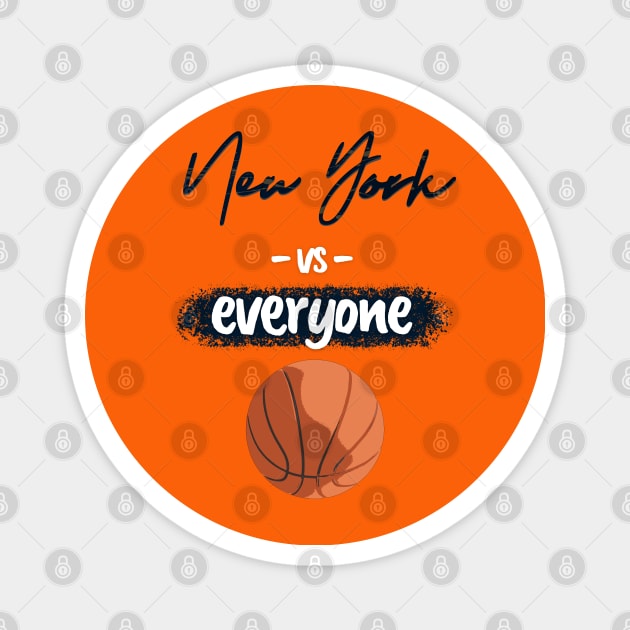 NY vs EVERYONE: Basketball Special Occasion Magnet by Angelic Gangster